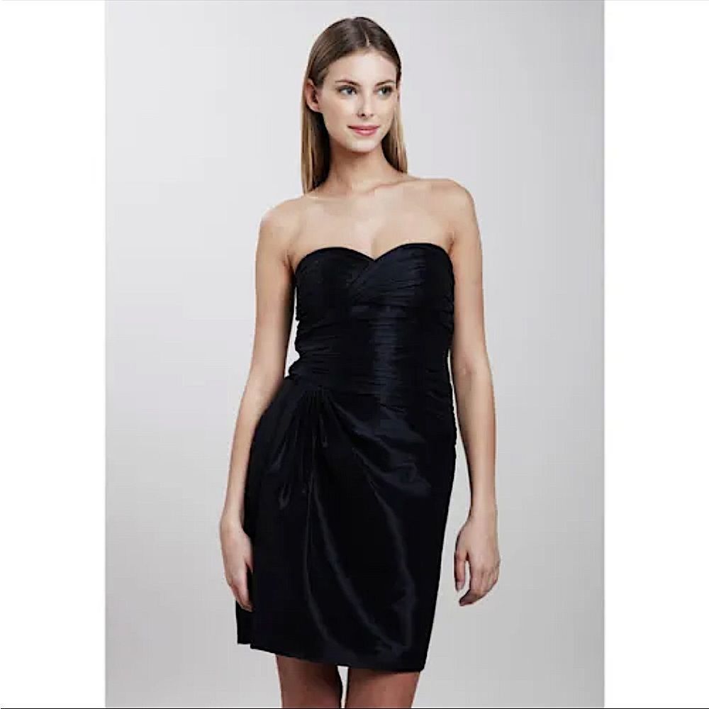Calvin Klein Strapless Pleated Ruched Mini Cocktail Dress - Picture 11 of 11